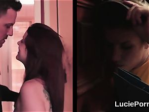 Initiate lesbo sweethearts get their open up pussies licked and boned